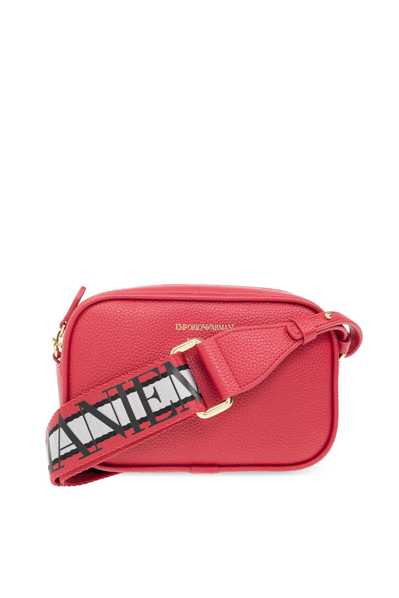 Red Shoulder bag with logo Emporio Armani Armani